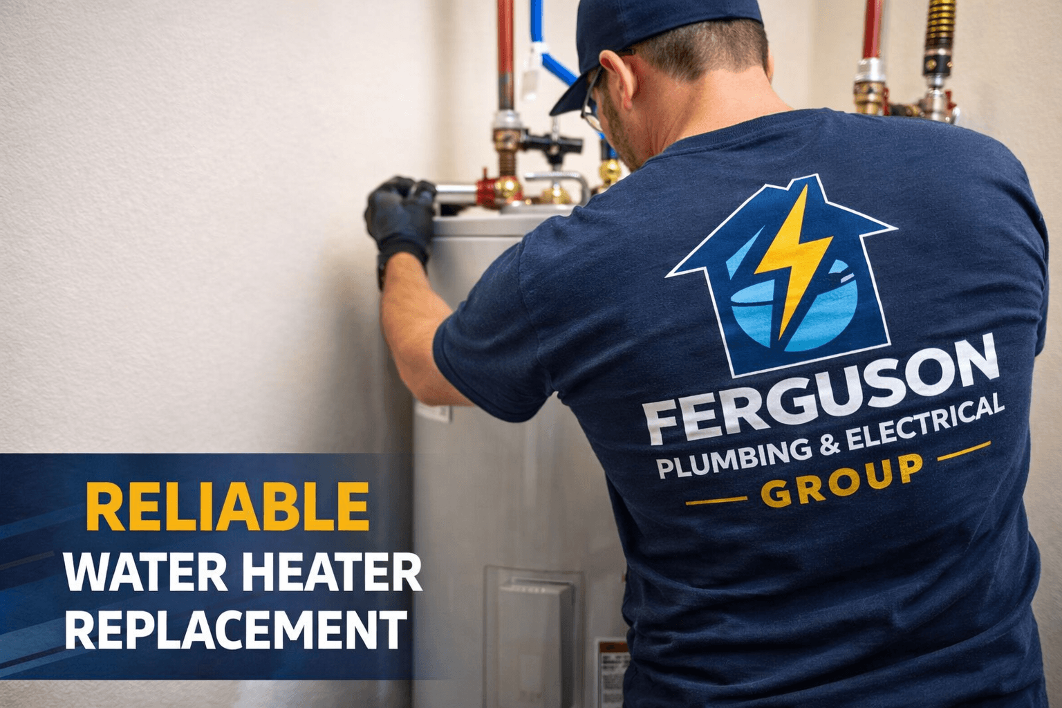 Ferguson Plumbing water heater installation